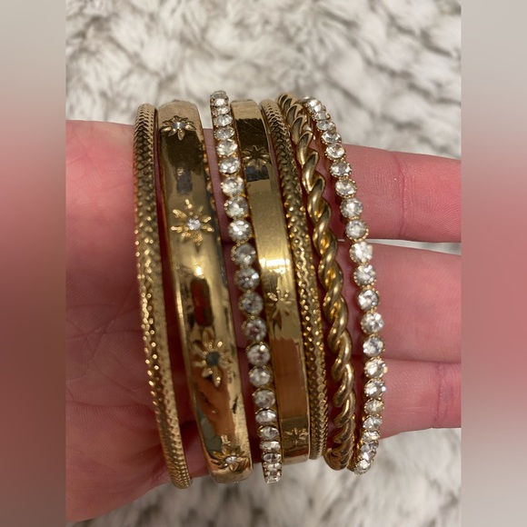 Gold Bracelet Stack - Picture 2 of 2